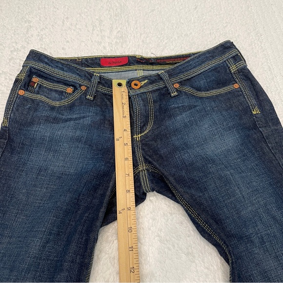 AG Adriano Goldschmied The Merlot Low Rise Bootcut Jeans Dark Wash - Picture 11 of 14